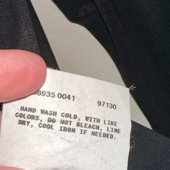 IN Studio Black Button Down Blouse - Picture 6 of 6